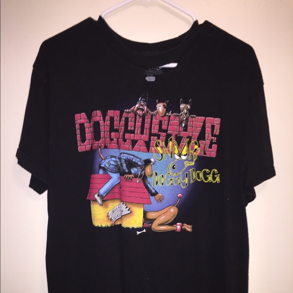 Distressed snoop dog album tee